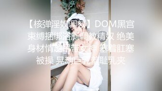 【核弹淫奴调教】DOM黑宫 束缚捆绑浴厕调教精奴 绝美身材情趣吊带女神 塞着肛塞被操 晃动巨乳羞耻乳夹