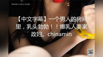 【中文字幕】一个男人的房间里，乳头勃勃！！爆乳人妻家政妇。chinamin