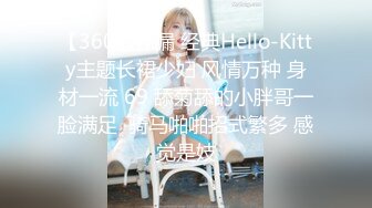 【360】补漏 经典Hello-Kitty主题长裙少妇 风情万种 身材一流 69 舔菊舔的小胖哥一脸满足  骑马啪啪招式繁多 感觉是妓