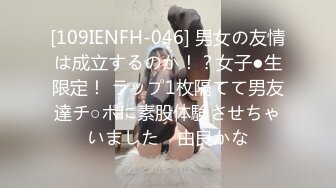 [109IENFH-046] 男女の友情は成立するのか！？女子●生限定！ ラップ1枚隔てて男友達チ○ポに素股体験させちゃいました♪ 由良かな