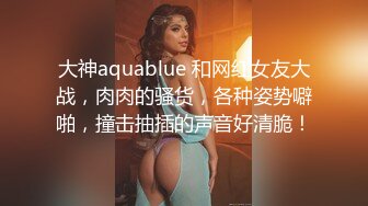 大神aquablue 和网红女友大战，肉肉的骚货，各种姿势噼啪，撞击抽插的声音好清脆！